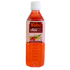 Babu aloe vera üdítőital gránátalma 500 ml üdítő, ásványviz, gyümölcslé