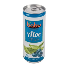Babu aloe vera üdítőital kék áfonya 240 ml üdítő, ásványviz, gyümölcslé