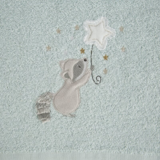  Baby48 mosómacis gyerek törölköző Kék 50x90 cm lakástextília