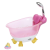 Baby Born Rózsaszín fürdőkád