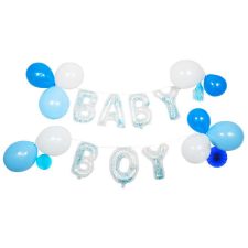 Baby Boy fólia lufi, léggömb szett party kellék