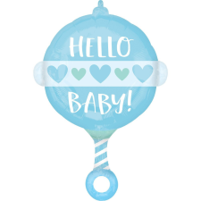 Baby Boy Rattle fólia lufi 60 cm party kellék
