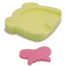 Baby Bruin fürdető szivacs ülő - sárga babaápolási kellék