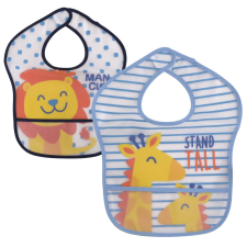Baby Care 2Darab-os előke, tépőzáros - Boy előke