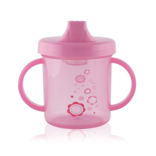Baby Care itatópohár fogantyúval 210ml alacsony - pink itatópohár