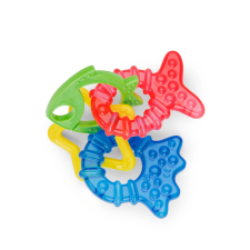 BABY EINSTEIN Rágóka 4db BPA mentes Cool Critters 3hó+ csörgő