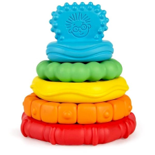Baby Einstein Stack&Teethe™ rágóka, 2in1, egymásra rakható rágóka