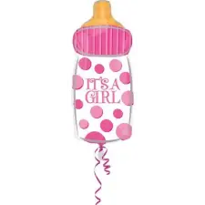  Baby Girl Pink fólia lufi 58 cm party kellék