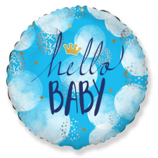 Baby Hello Baby Boy fólia lufi 48 cm party kellék