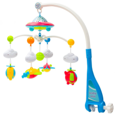 BABY MIX Baby Mix zenélõ-forgó projektoros távirányítóval Repülõ és helikopter egyéb bébijáték
