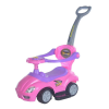 BABY MIX Bébitaxi tolókarral 3az1-ben Baby Mix Mega Car rózsaszín
