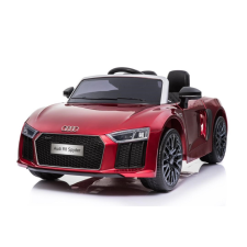 BABY MIX Elektromos autó BABY MIX AUDI R8 Spyder MAXI piros metál autópálya és játékautó