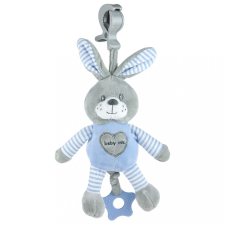 BABY MIX Fejlesztő zenélő játék Baby Mix nyúl kék plüssfigura