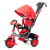 BABY MIX Gyerek háromkerekű bicikli Baby Mix Lux Trike piros