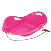 BABY MIX Gyerek hócsúszka popsi szánkó Kagyló Baby Mix PREMIUM KOMFORT 80 cm rózsaszín