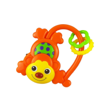 BABY MIX Gyermek zenélő csörgő Baby Mix majmocska narancssárga csörgő