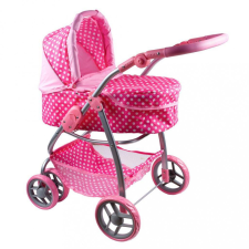 BABY MIX Játékbabakocsi - Baby Mix Jasmínka világos rózsaszín játék babakocsi