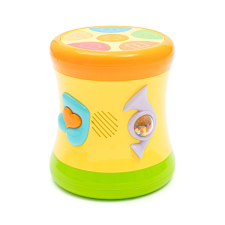 BABY MIX Kétoldalas dinamikus dob Baby Mix sárga kreatív és készségfejlesztő