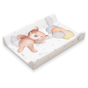 BABY MIX Pelenkázó lap puha Baby Mix Medvídek 47x70cm rózsaszín