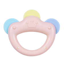 BABY MIX Rágóka csörgővel Baby Mix korona csörgő