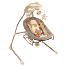 BABY MIX Ringatható, szabályozható pihenőszék világítós projektorral Baby Mix szürke pihenőszék, bébifotel