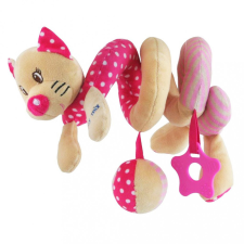 BABY MIX Spirálos játék kiságyra Baby Mix cica rózsaszín egyéb bébijáték
