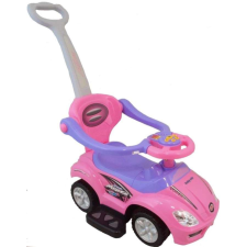 BABY MIX tolókaros Bébitaxi #rózsaszín lábbal hajtható járgány