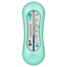  Baby-Nova fürdővízhőmérő - menta/szürke babaágynemű, babapléd