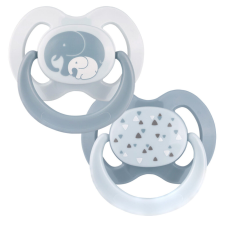 Baby-Nova szilikon fogszabályzós cumi 0-6 hó 2db/csom - elefánt cumi