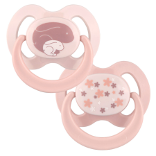 Baby-Nova szilikon fogszabályzós cumi 0-6 hó 2db/csom - nyuszi cumi