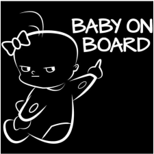  Baby on board autós matrica információs címke