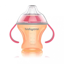 Baby Ono Csöpögésmentes itatópohár BabyOno 180 ml narancssárga itatópohár