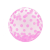 Baby Pink Dots Aqua gömb fólia lufi 46 cm