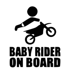 Baby Rider On Board matrica matrica