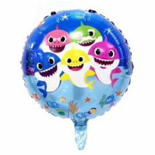 Baby shark fólia lufi- 45cm party kellék