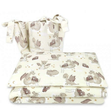 Baby Shop 3 részes ágynemű garnitúra - bézs sárkány babaágynemű, babapléd