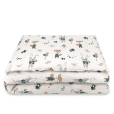 Baby Shop ágynemű huzat 90*120cm - bézs róka és nyuszi babaágynemű, babapléd