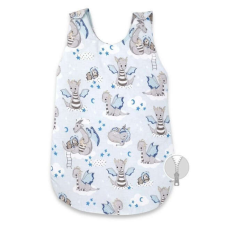 Baby Shop hálózsák 0-6 hó - kék sárkány hálózsák, pizsama