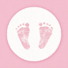  Baby Steps Girl papírszalvéta 33x33cm,20db-os asztalterítő és szalvéta
