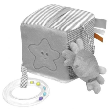 BABYBRUIN Kocka 3D-s tengeri állatokkal 10*10*10 cm szürke * plüssfigura