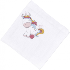 BABYBRUIN nagy mintás textil pelenka - Unikornis 1 DARAB mosható pelenka