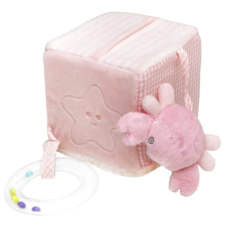 BABYBRUIN puha készségfejlesztő bébikocka (rózsaszín) készségfejlesztő