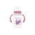 BABYBRUIN szélesnyakú cumisüveg fogóval, 240 ml (lányos)