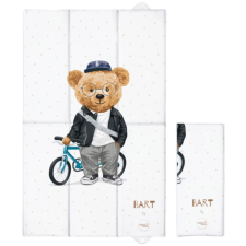 BABYBRUIN Utazó pelenkázó lap 50x80 cm - Biciklis maci pelenkázó matrac