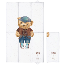 BABYBRUIN Utazó pelenkázó lap 50x80 cm - Sapkás maci pelenkázó matrac