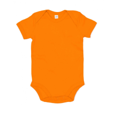 BABYBUGZ Bébi rövid ujjú kezeslábas BabyBugz Baby Bodysuit 0-3, Narancssárga Organik kombidressz, body