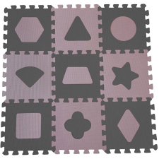 BabyDan Játszószőnyeg Rose geometriai formákkal puzzle, kirakós