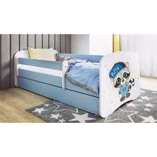 Babydreams Babydreams kék mosómedve ágy fiókkal, matrac nélkül 180/80 gyermekágy