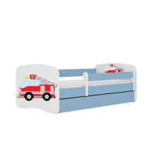 Babydreams Babydreams kék tűzoltó ágy fiókkal, matraccal 140/70 gyermekágy