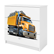  Babydreams fehér kamionos komód gyermekbútor